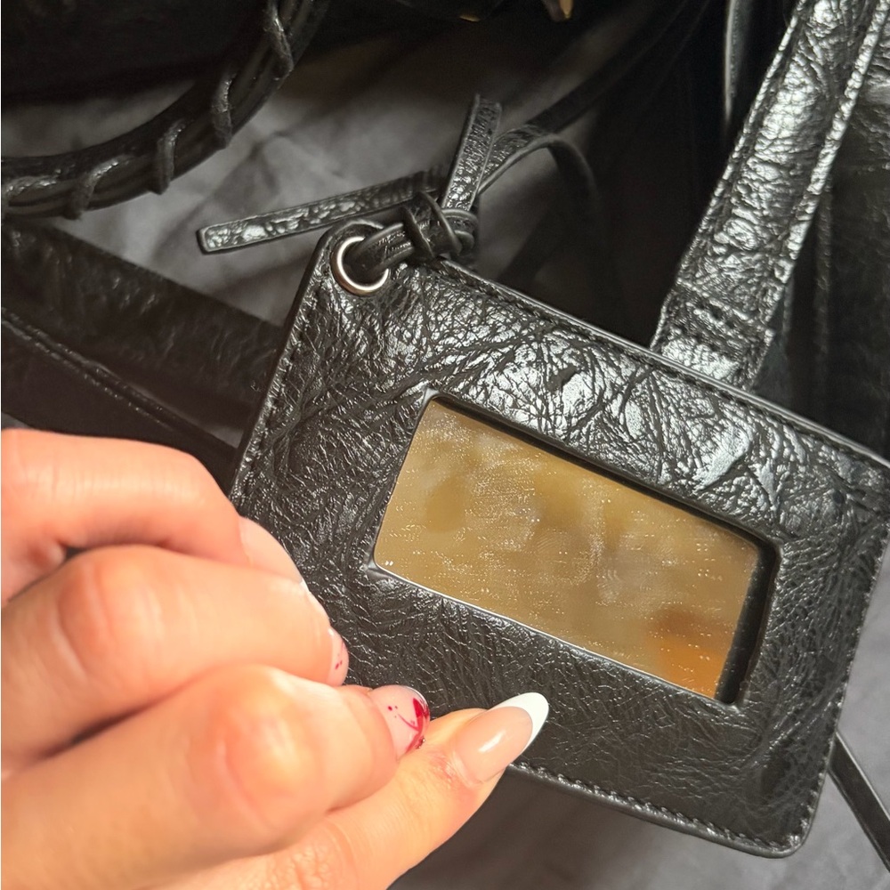 Black Balenciaga Leather Mini City Bag - Picture 9 of 14
